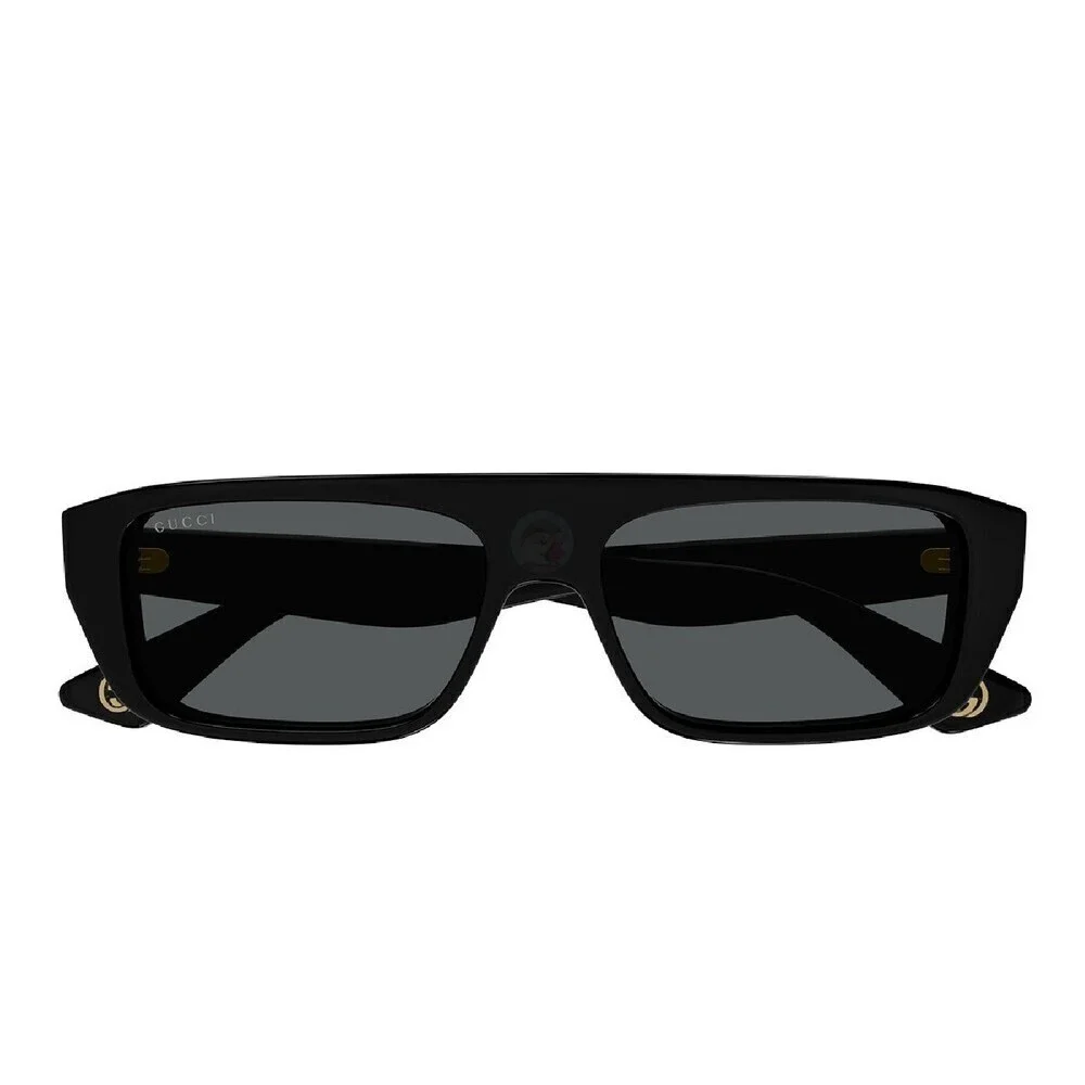 NWT Gucci GG1617S-001 Black Square 56mm Sunglasses